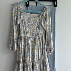 Floral Long Sleeve Dress